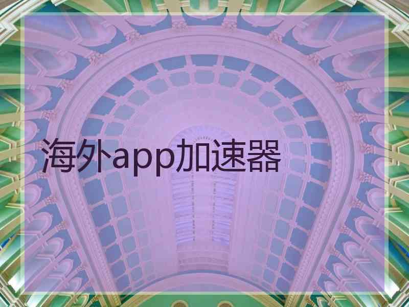 海外app加速器