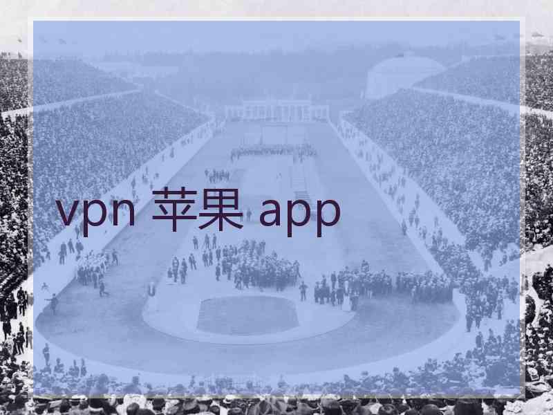 vpn 苹果 app