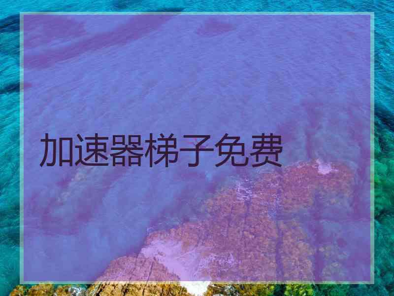 加速器梯子免费