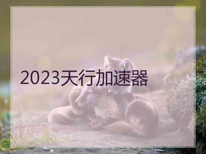 2023天行加速器