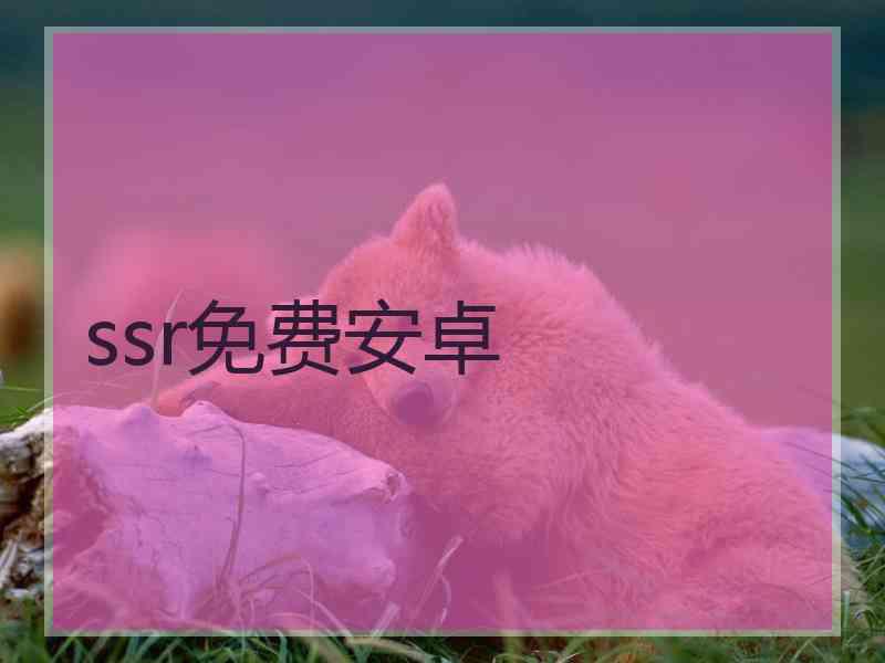 ssr免费安卓