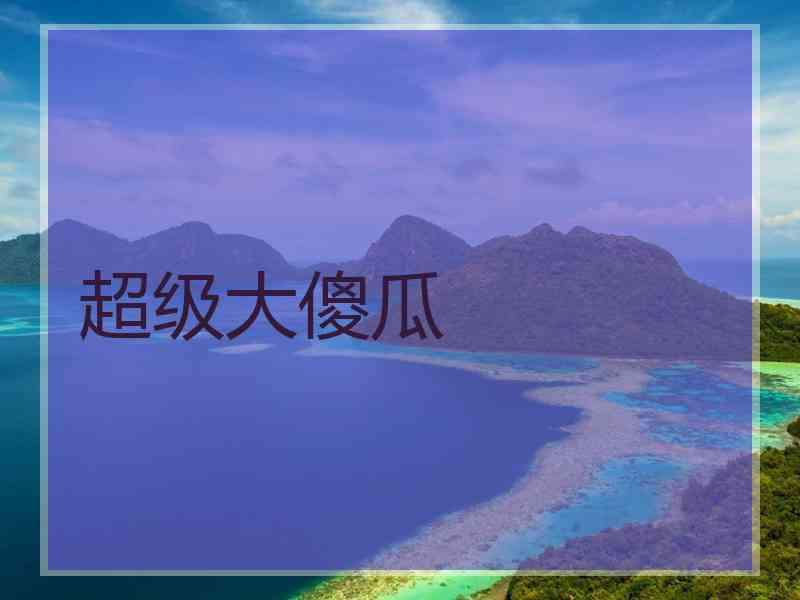 超级大傻瓜