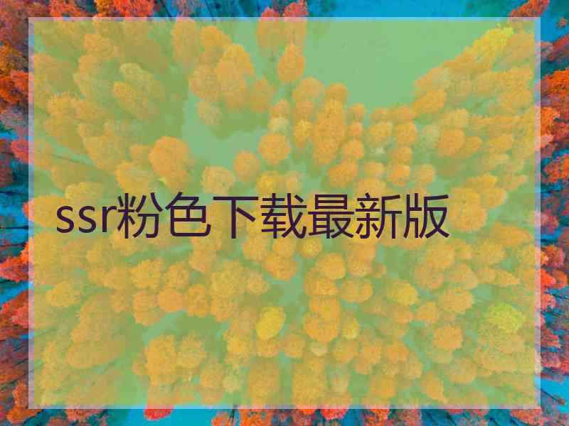 ssr粉色下载最新版