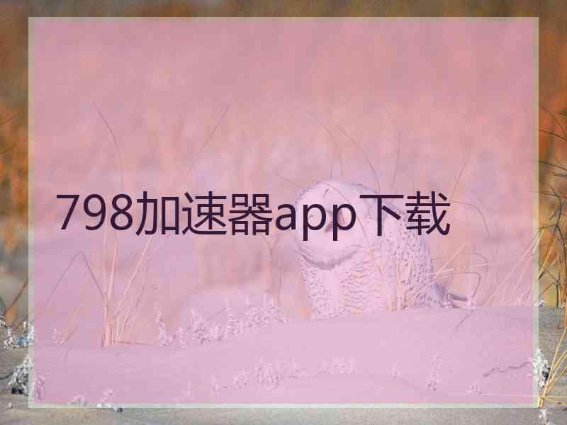 798加速器app下载
