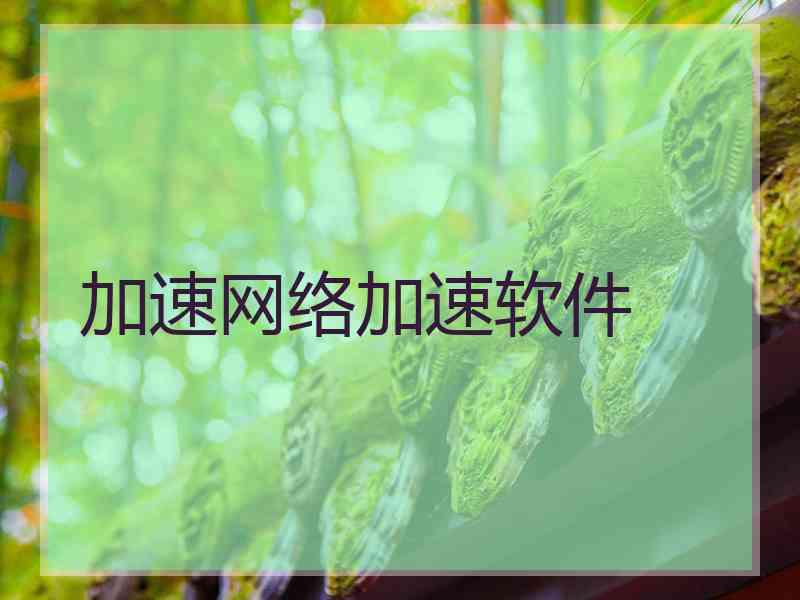 加速网络加速软件