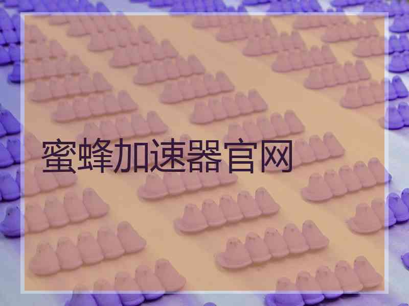 蜜蜂加速器官网