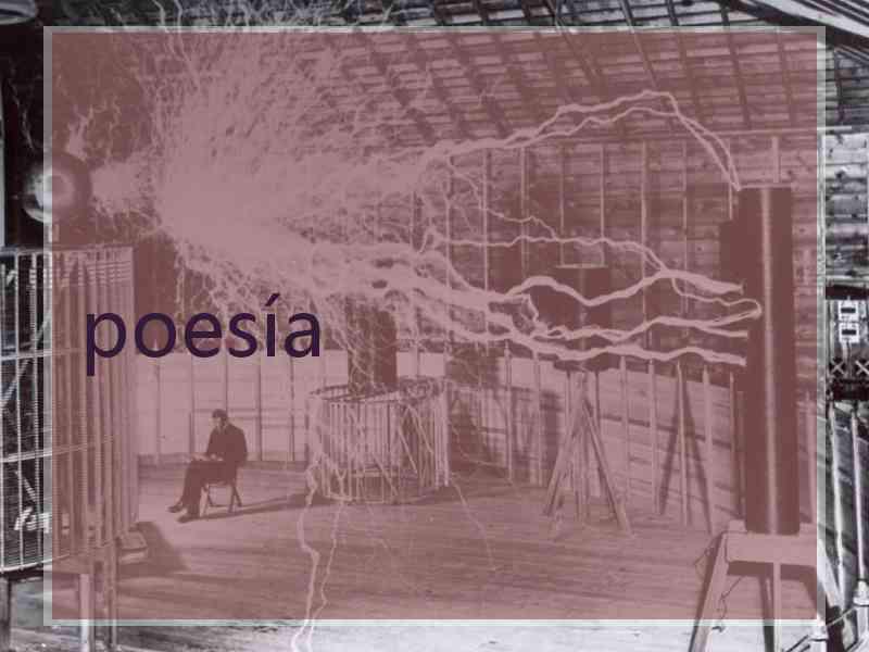 poesía