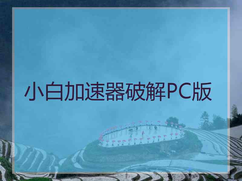 小白加速器破解PC版