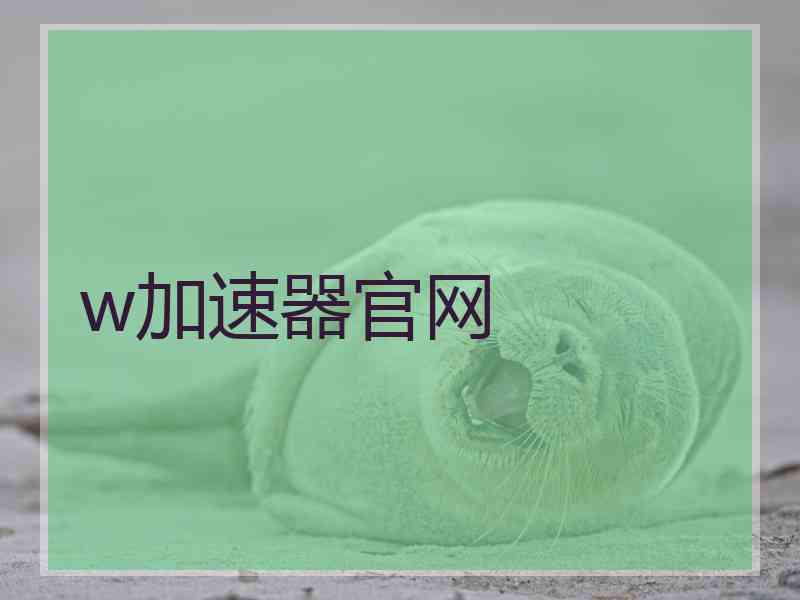 w加速器官网