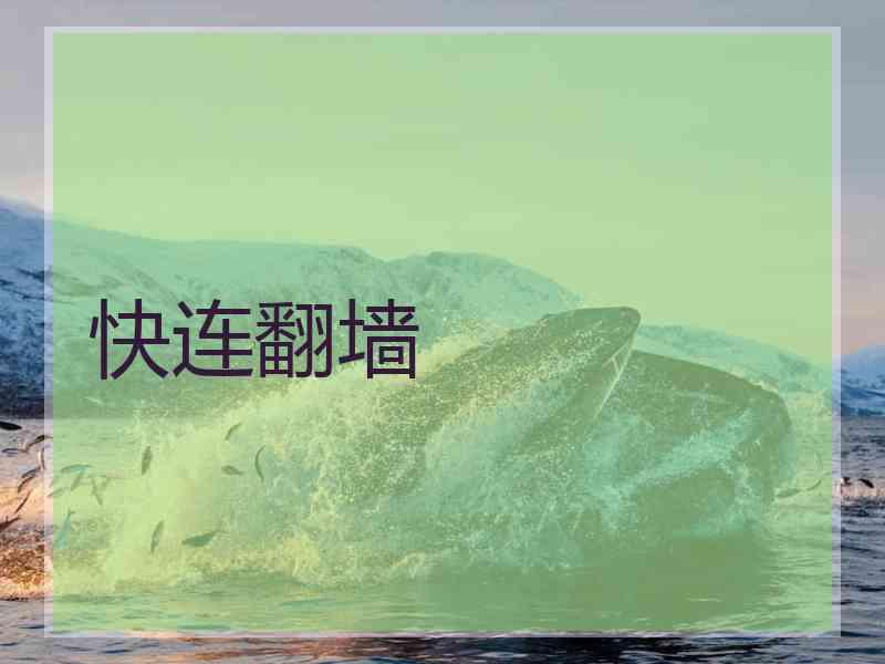 快连翻墙