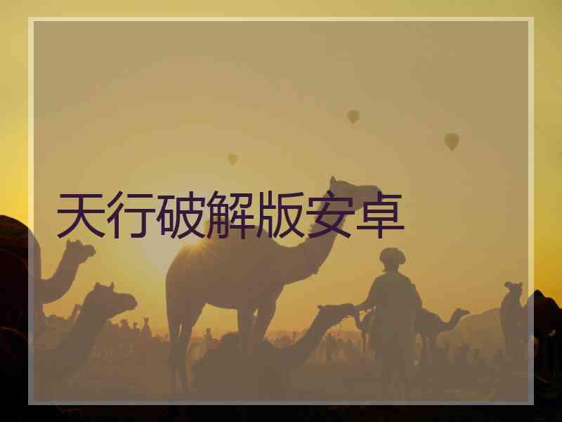 天行破解版安卓