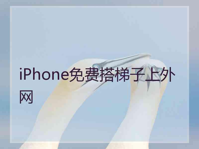 iPhone免费搭梯子上外网