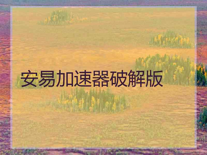 安易加速器破解版