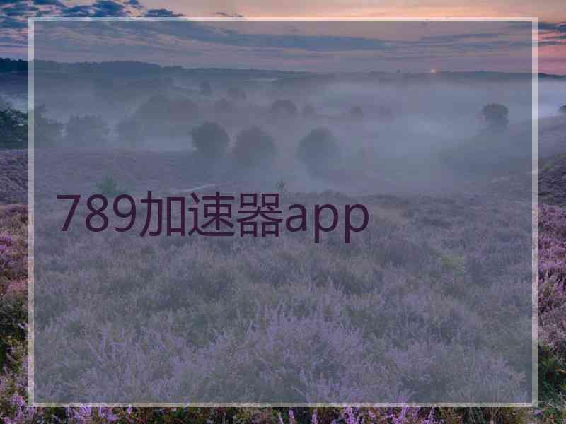 789加速器app