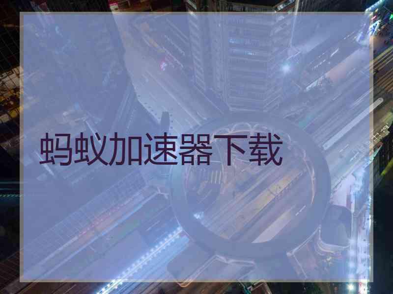 蚂蚁加速器下载
