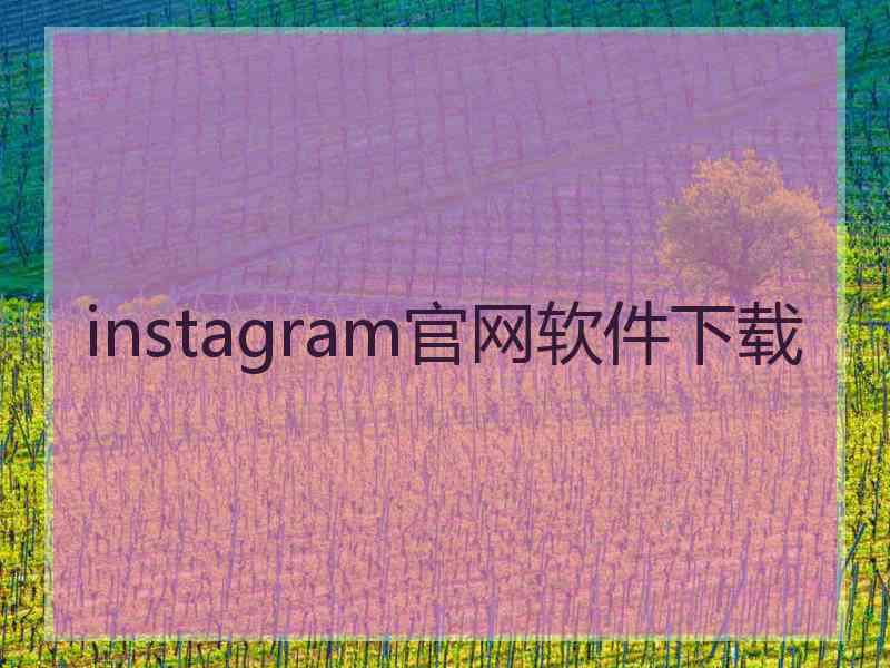 instagram官网软件下载