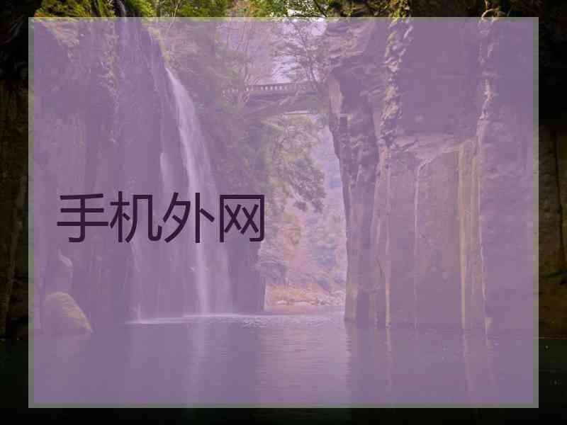 手机外网