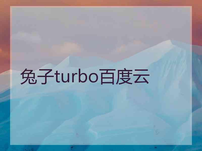 兔子turbo百度云