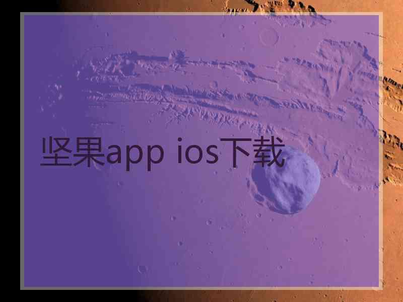 坚果app ios下载