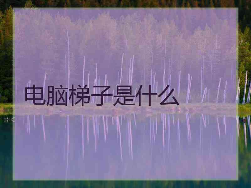 电脑梯子是什么