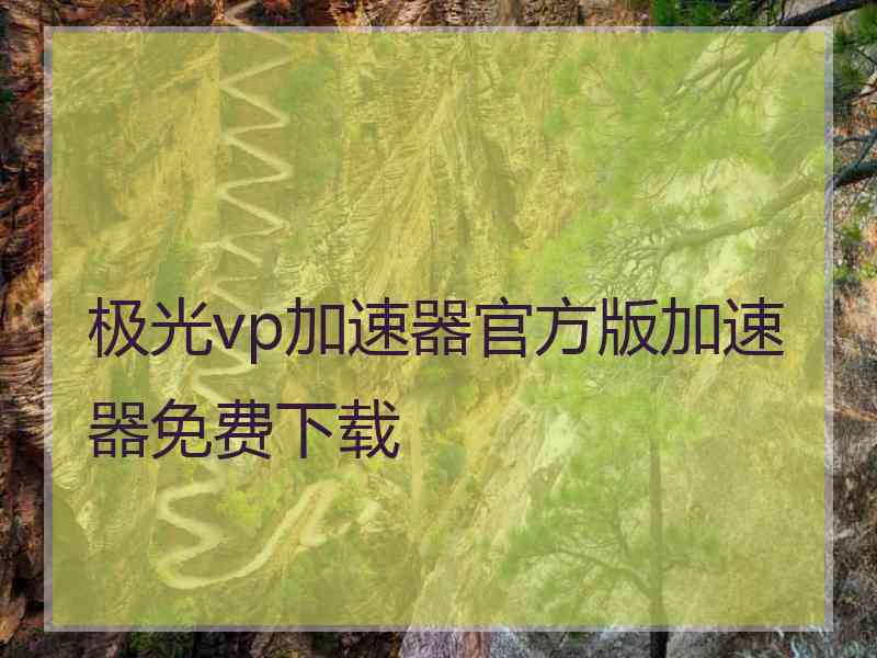 极光vp加速器官方版加速器免费下载