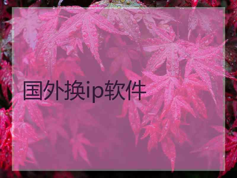 国外换ip软件