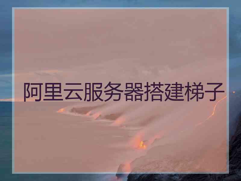 阿里云服务器搭建梯子