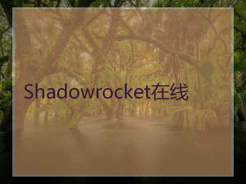 Shadowrocket在线