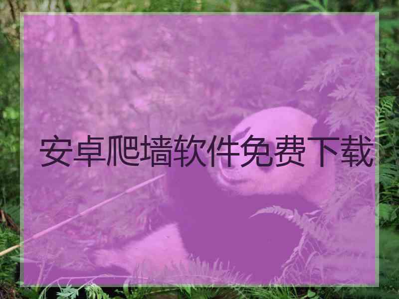 安卓爬墙软件免费下载