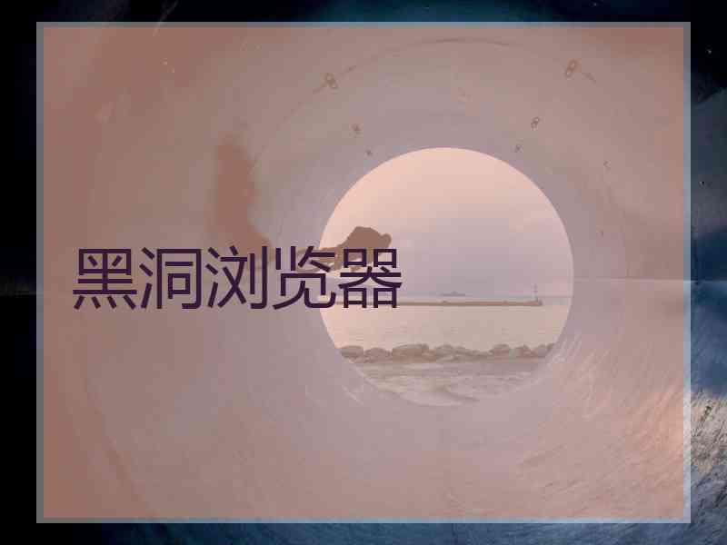 黑洞浏览器