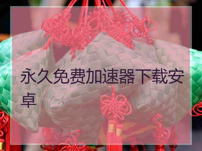 永久免费加速器下载安卓