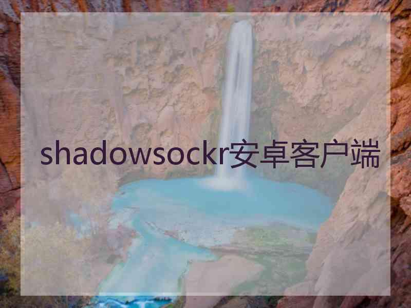 shadowsockr安卓客户端