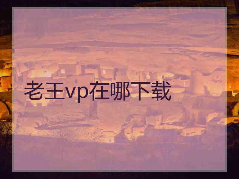 老王vp在哪下载