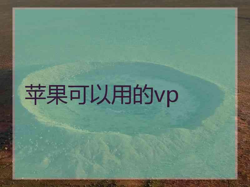 苹果可以用的vp