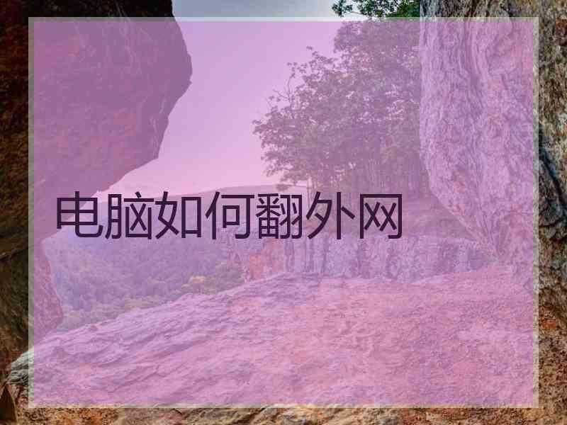 电脑如何翻外网