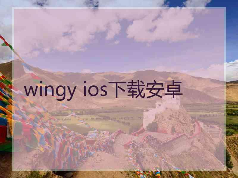 wingy ios下载安卓